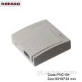 PNC164 caixas de plástico eletrônicas wi-fi rede moderna abs caixa de plástico personalizado gabinete de roteador adaptador de trilho DIN